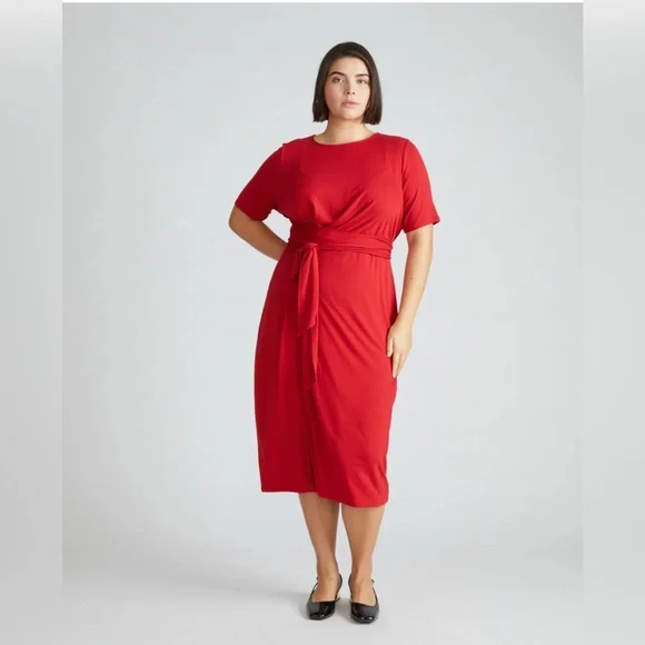 Universal Standard Delilah Liquid Jersey Dress Large NWT - Picture 1 of 4